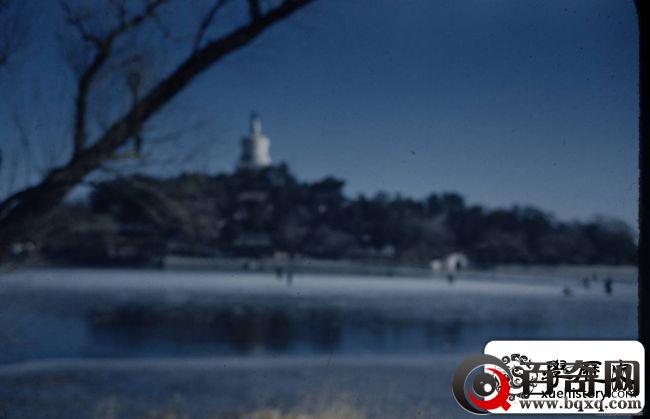 1948年，北京街景，崇祯皇帝上吊的歪脖树原来如此萧瑟