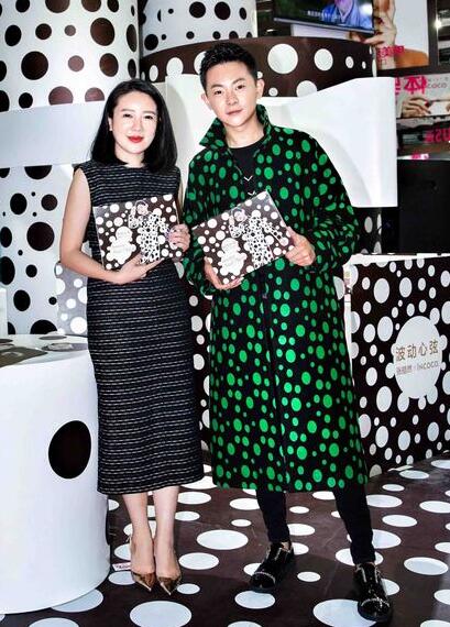 张皓然现身上海美博会 波点魔法与国际知名品牌惊喜碰撞