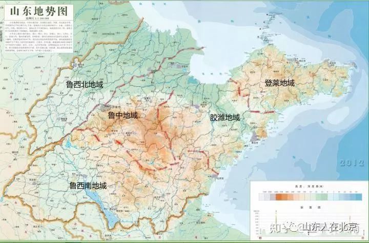 山东竟然分为这五大区域，看看你在哪里？