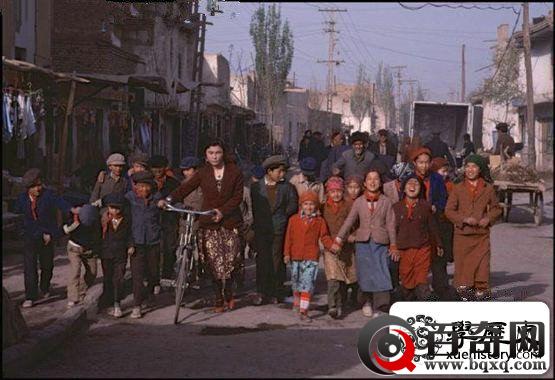 老照片：上世纪80年代末期的新疆喀什