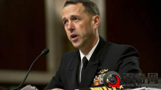 美海军作战部长紧急访华谈南海问题 将登辽宁舰