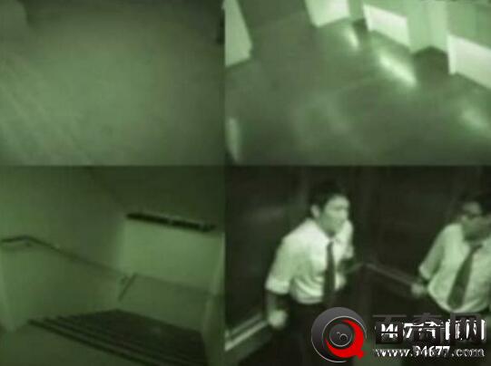 上海电梯灵异事件视频,男子身后尾随一老太鬼魂