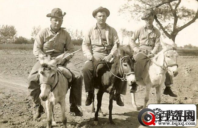 老照片：美军士兵在北京上海的见闻