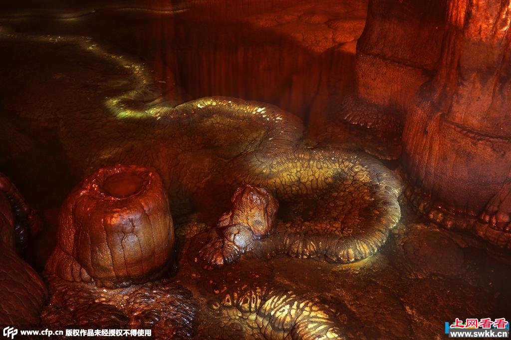 湖南临武龙洞现“中国龙”鳞甲分明 栩栩如生 图