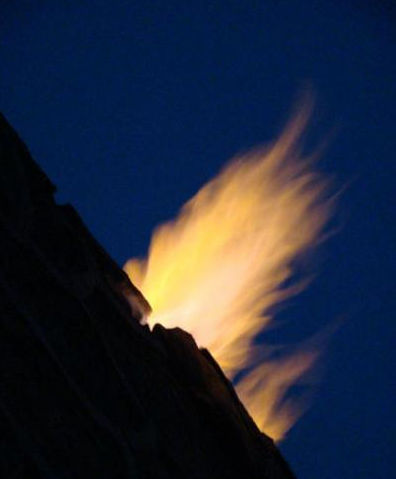 贵州出现神秘地下火