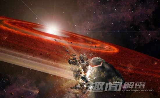 年轻太阳恒星盘外尘埃骤增 或是撞击引起