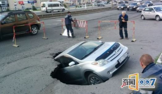 国外街头的3D艺术，以假乱真