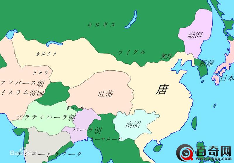唐朝疆域图 唐朝疆域有多大