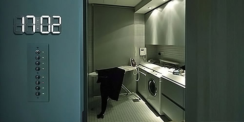 white+white 立体数字时钟 三维立体设计