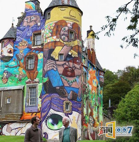 如此梦幻卡通城堡 给你惊吓还是惊喜?