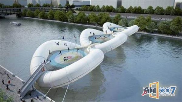 全球第一座要“弹”过河的桥