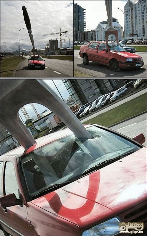 意想不到的车祸现场，诡异