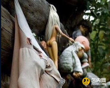 墨西哥娃娃岛丢弃的娃娃