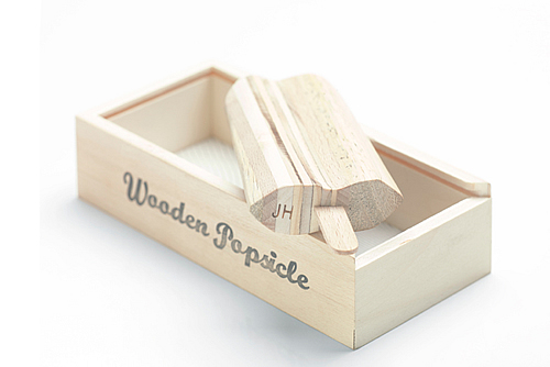 木制冰棍 不融化的收藏完全是一件艺术品
