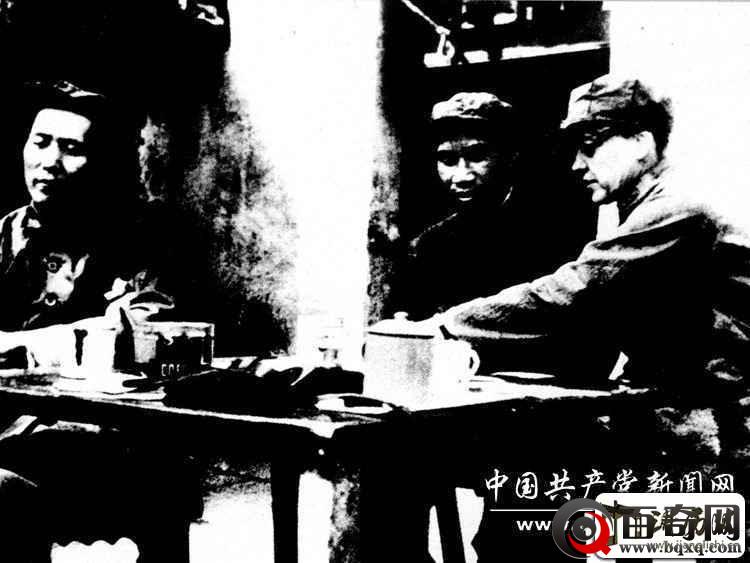 红军、抗日时期留下的珍贵合影，其中有毛主席与朱德合影