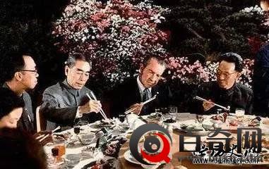 尼克松访华，周恩来1000公斤鲍鱼款待