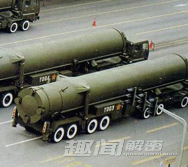 全球十大洲际导弹最新排名 中国占两席