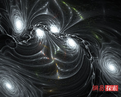 在最初的时候这个星系中是不存在神秘的磁场，是类星体的剧烈运动产生了小却强度很大的宇宙磁场