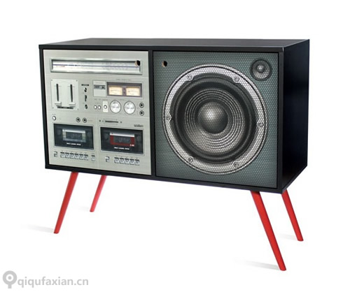 “表面怀旧”的储物柜 你也可以DIY