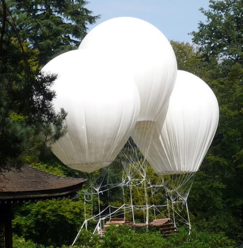 漂浮的桥 这种桥你敢走上去么