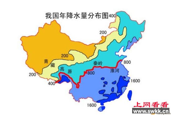 我国的南北分界线是在哪 秦岭以南？