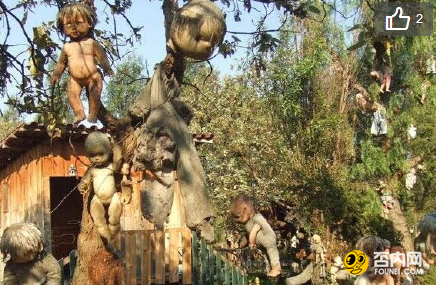 墨西哥娃娃岛丢弃的娃娃