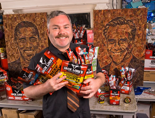 “牛肉干”总统选举肖像画 花了50个小时完成这个作品