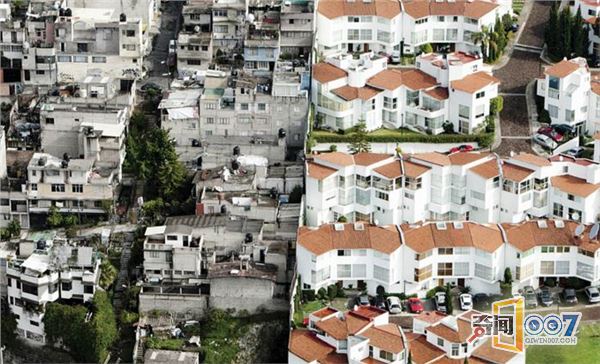 一墙之隔天壤之别！摄影师拍全球贫富藩篱