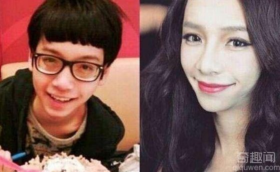 伪娘整容成杨颖 简直美爆了