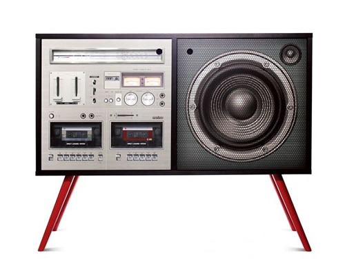 “表面怀旧”的储物柜 你也可以DIY