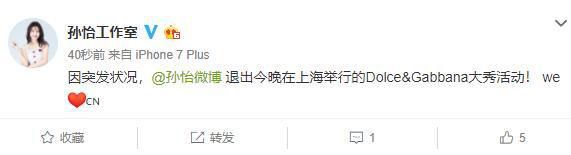 DG设计师涉嫌辱华 章子怡陈坤等拒出席今晚大秀