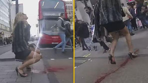 女子过马路意外经血大喷发 路人反应竟是这样