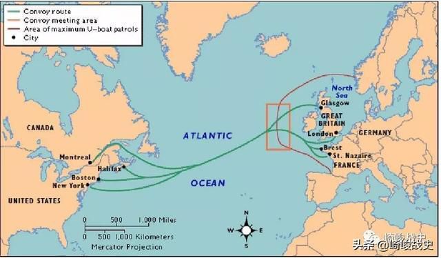《战史文库》生死邂逅大西洋：船队东行