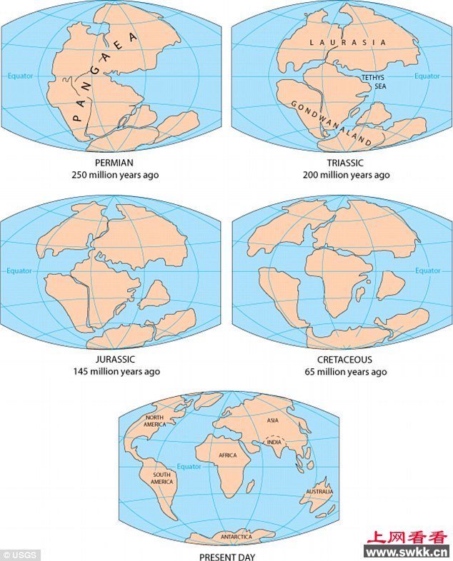 2亿年后地球将形成新超级大陆 图_0