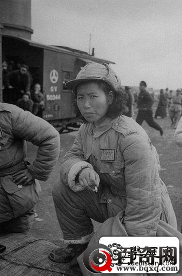 老照片：电视剧中的国军女兵与真实历史形象差距