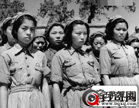 老照片：电视剧中的国军女兵与真实历史形象差距