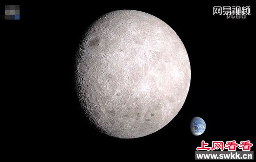 NASA发布短片显示月球黑暗面真面目