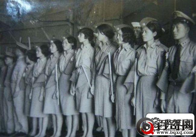 老照片：电视剧中的国军女兵与真实历史形象差距
