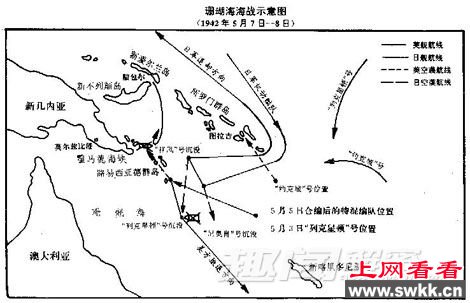 珊瑚海海战-哪国参加了人类历史上首次航母会战