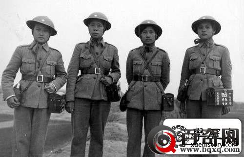 老照片：电视剧中的国军女兵与真实历史形象差距