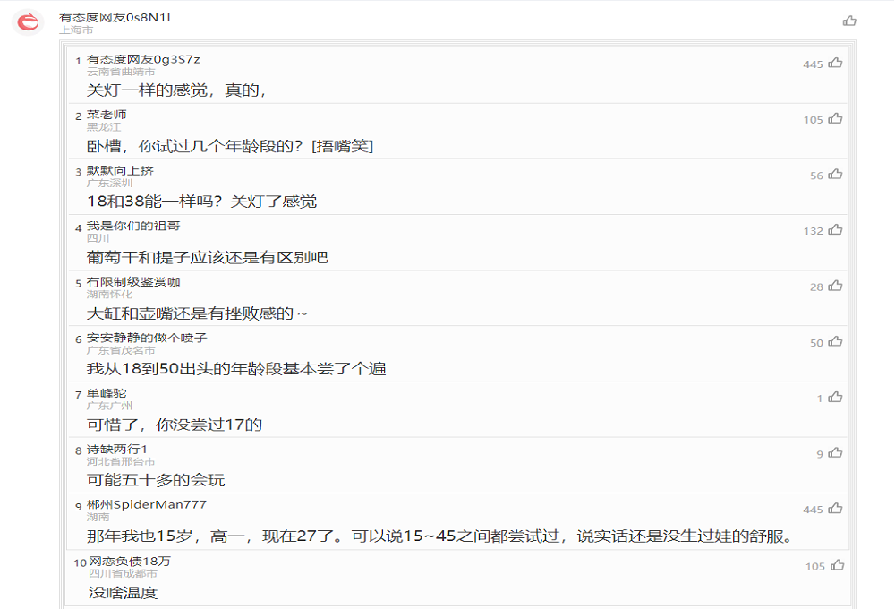90后男公务员出轨50岁女领导被降职 聊天尺度直呼辣眼 评论更精彩！