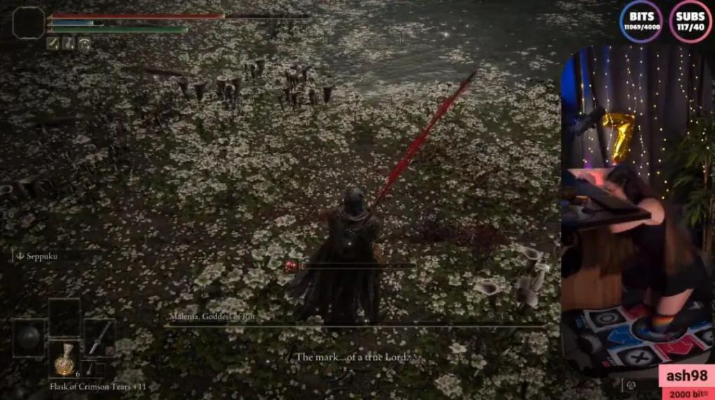 用脚击杀老头环里的女武神，只需要一块跳舞毯就够了