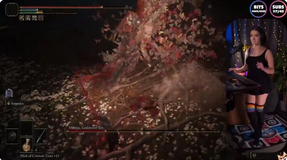 用脚击杀老头环里的女武神，只需要一块跳舞毯就够了