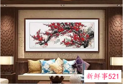 梅花画适合挂在家里客厅吗