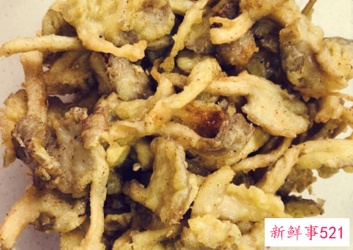 椒盐蘑菇超好吃的下酒菜