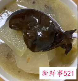 冬瓜木耳汤的做法和功效