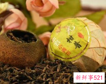 陈年小青柑普洱茶的功效