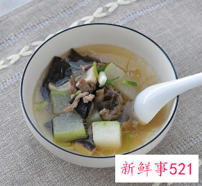 冬瓜木耳汤的做法和功效