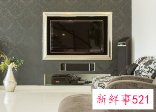简单大方电视背景图