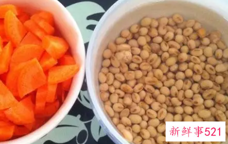 胡萝卜可以和黄豆一起打吗
